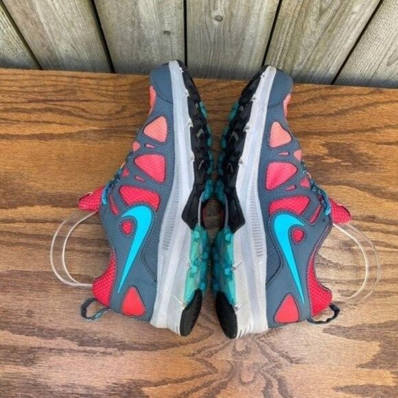 Nike Alvodo 10 Orange Red Grey Athletic Shoes 6.5 - Picture 4 of 7